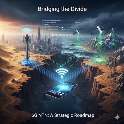 Diagram of 6G NTN and Terrestrial Integration